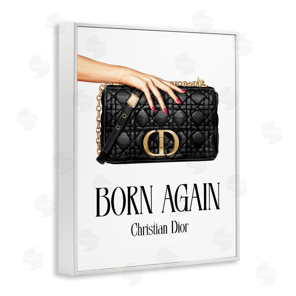 Ziwei Li Born Again Christian Luxury White Framed Giclee Wall Art Print