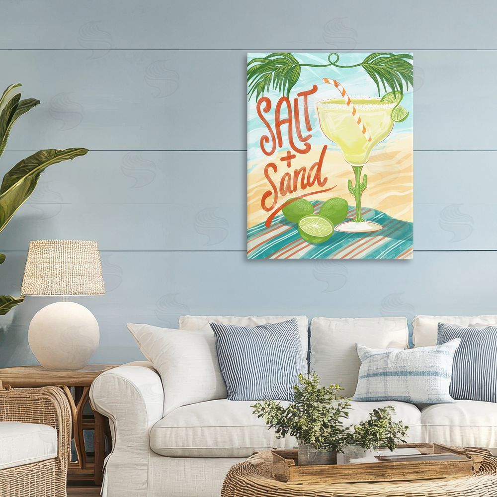 Connie Summers Salt & Sand Margarita Stretched Canvas on Wall
