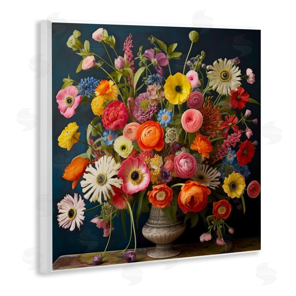 Lazar Studio Harmonious Garden Bouquet Wall Plaque Home Decor Art Print