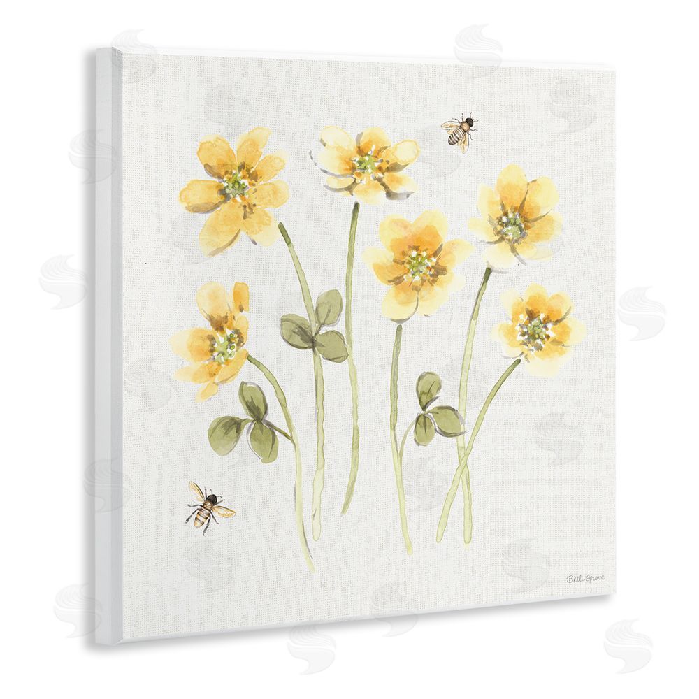 Beth Grove Sweet Honey Wildflowers Wall Plaque Printed Art
