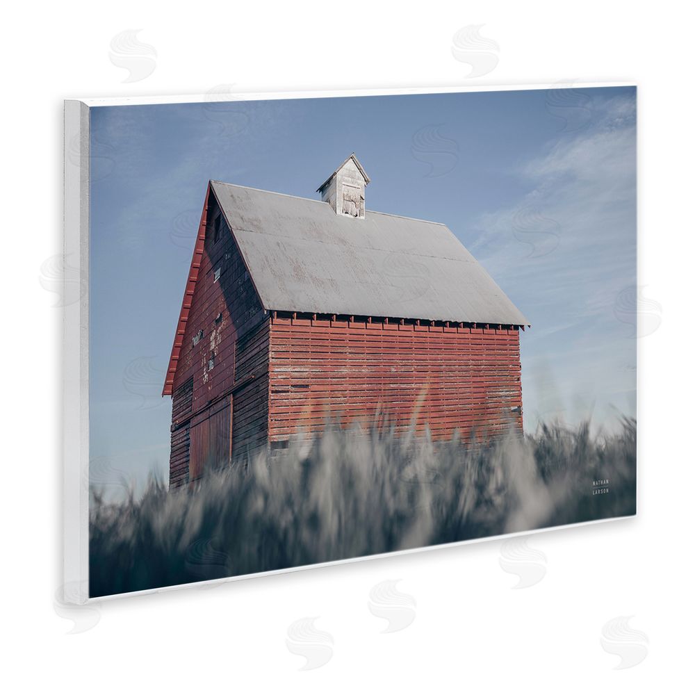 Nathan Larson End Of The Field Cottage Wall Plaque Home Decor Art Print