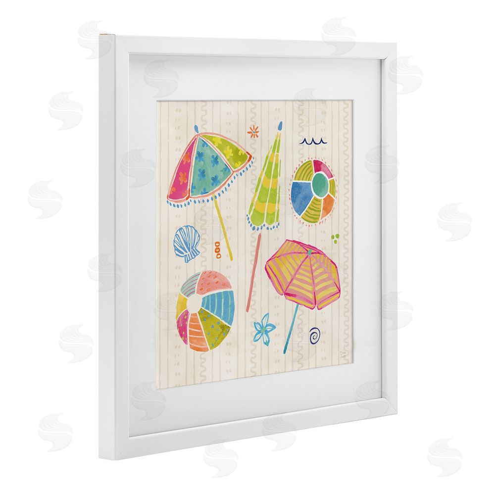 Dina June Fine In The Sunshine White Framed Print Under Glass Wall Art