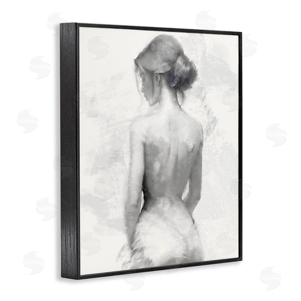 Kim Allen Mine Elegant Figure Black Framed Giclee Wall Art Print