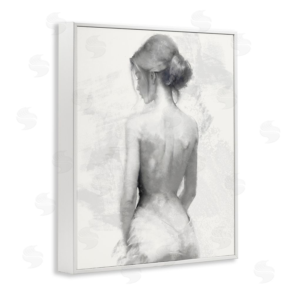 Kim Allen Mine Elegant Figure White Framed Giclee Wall Art Print
