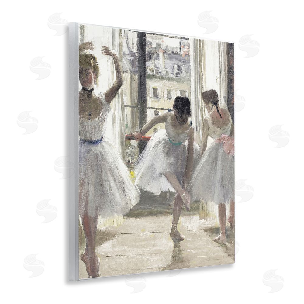 Leah Straatsma Ballet Class In Practice Wooden Wall Plaque Art Print