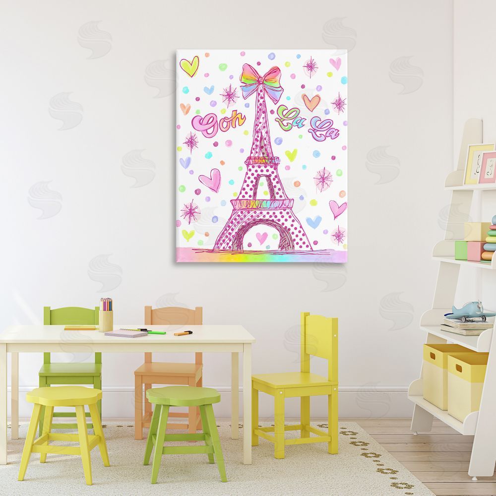 Jess Stempel Bright Pastels Eiffel Tower 