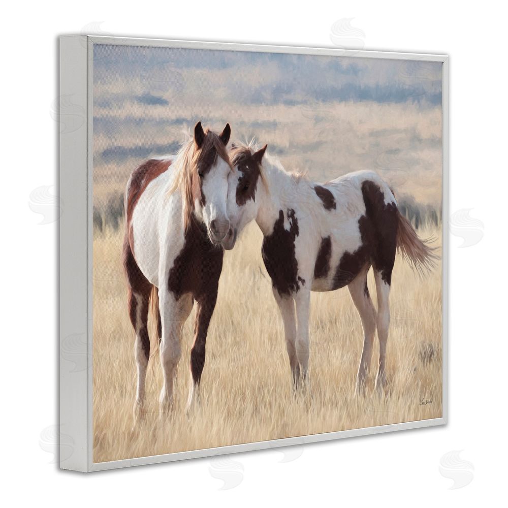 Lori Deiter A Mother's Equine Love White Framed Giclee Wall Art Print