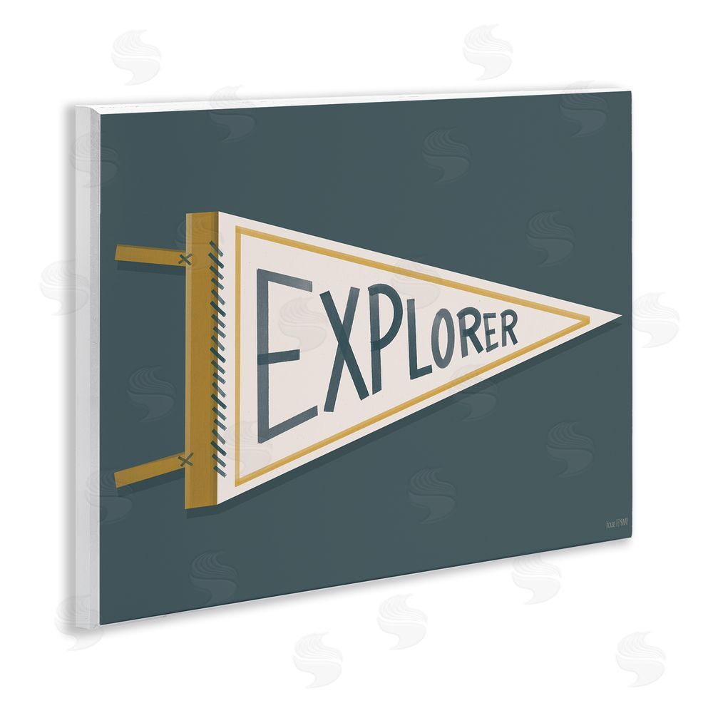 House Fenway Explorer Retro Pennant Wall Plaque Home Decor Art Print