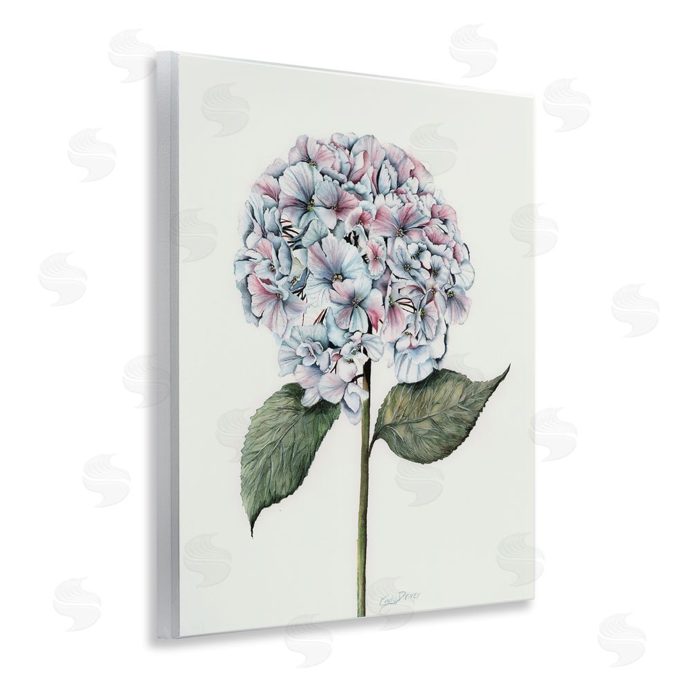 Cady Driver Round Hydrangea Bulb Wall Plaque Art Print