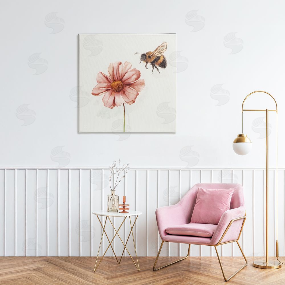 Cady Driver Spring Pollination Bee Canvas Art on Wall