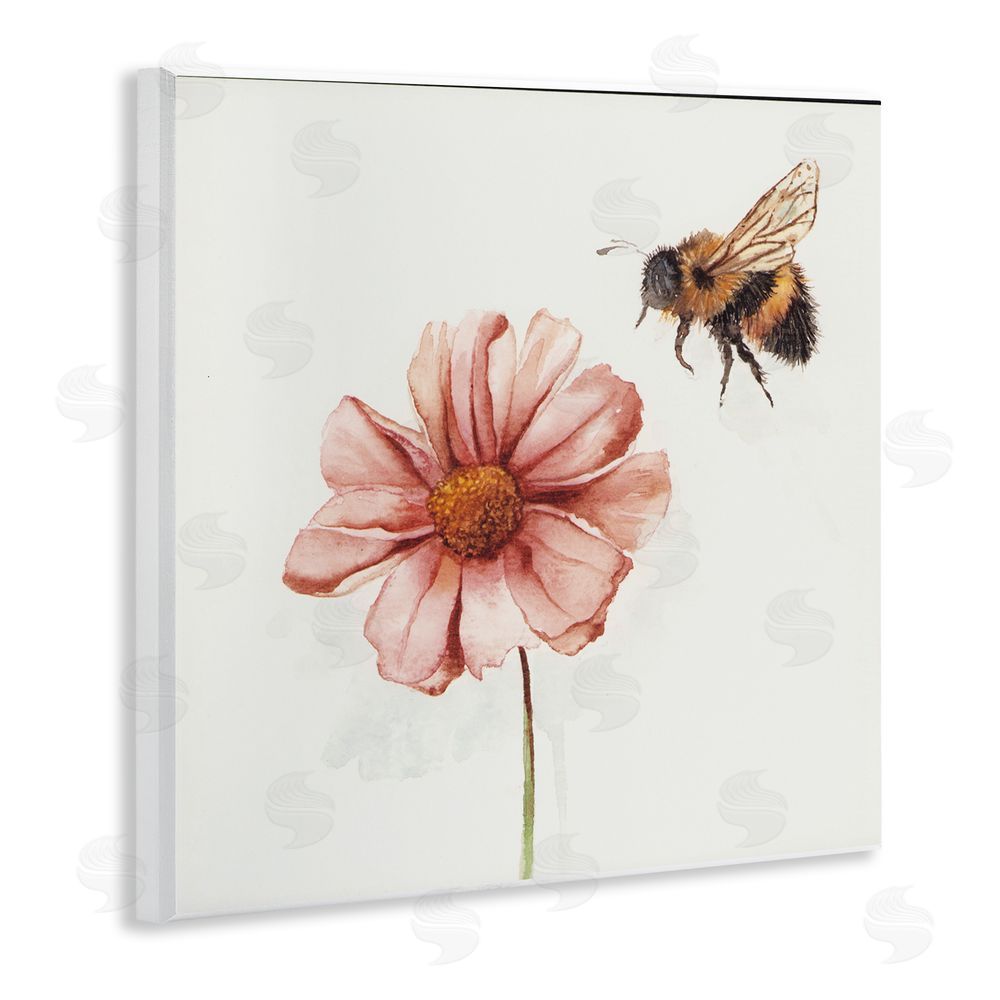 Cady Driver Spring Pollination Bee Wall Plaque Art Print