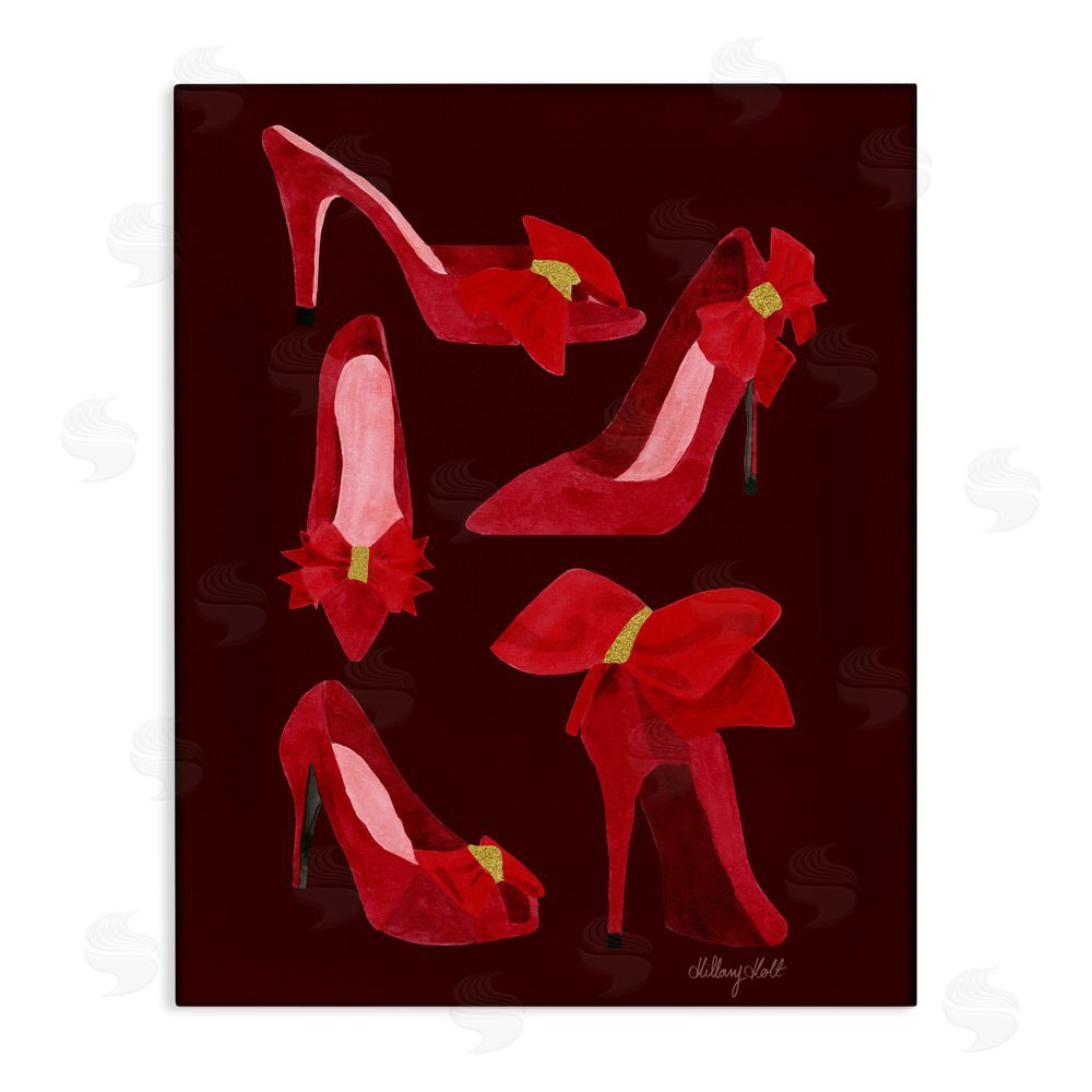 Hillary Holt Ruby Red Shoes Canvas Wall Art Print