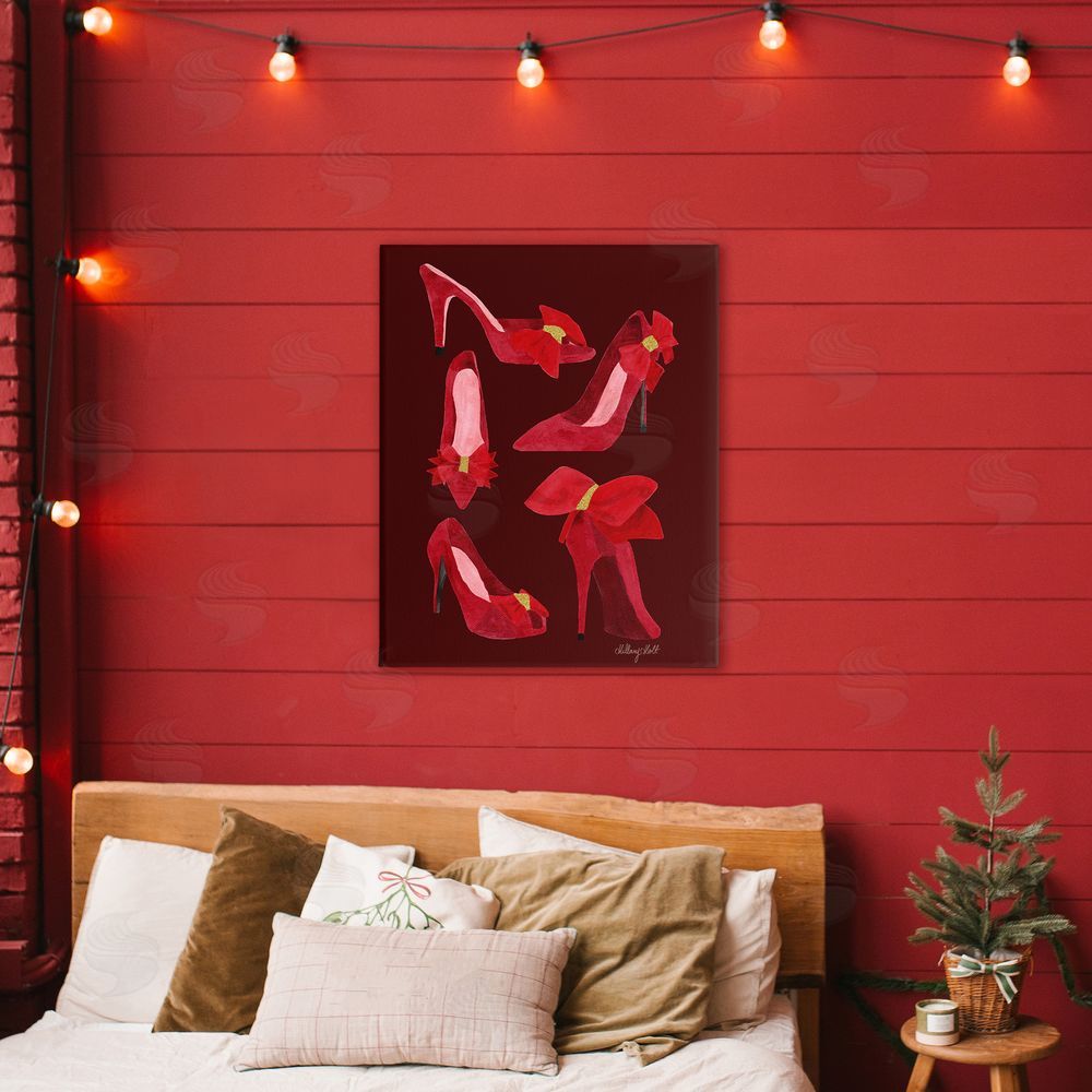 Hillary Holt Ruby Red Shoes Canvas Art on Wall