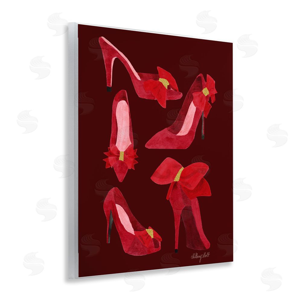 Hillary Holt Ruby Red Shoes Wall Plaque Art Print