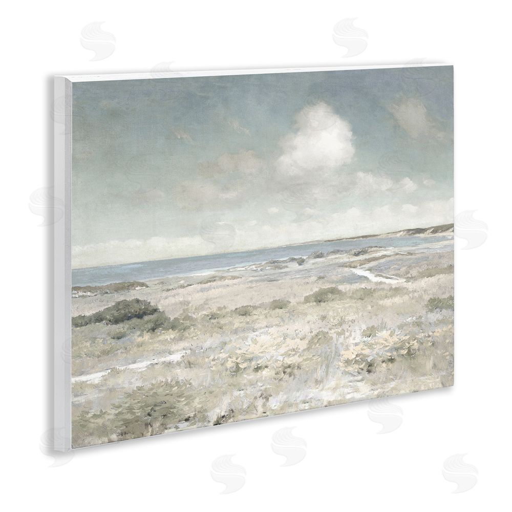 Christy McKee By The Shore Neutrals Wooden Wall Plaque Art Print