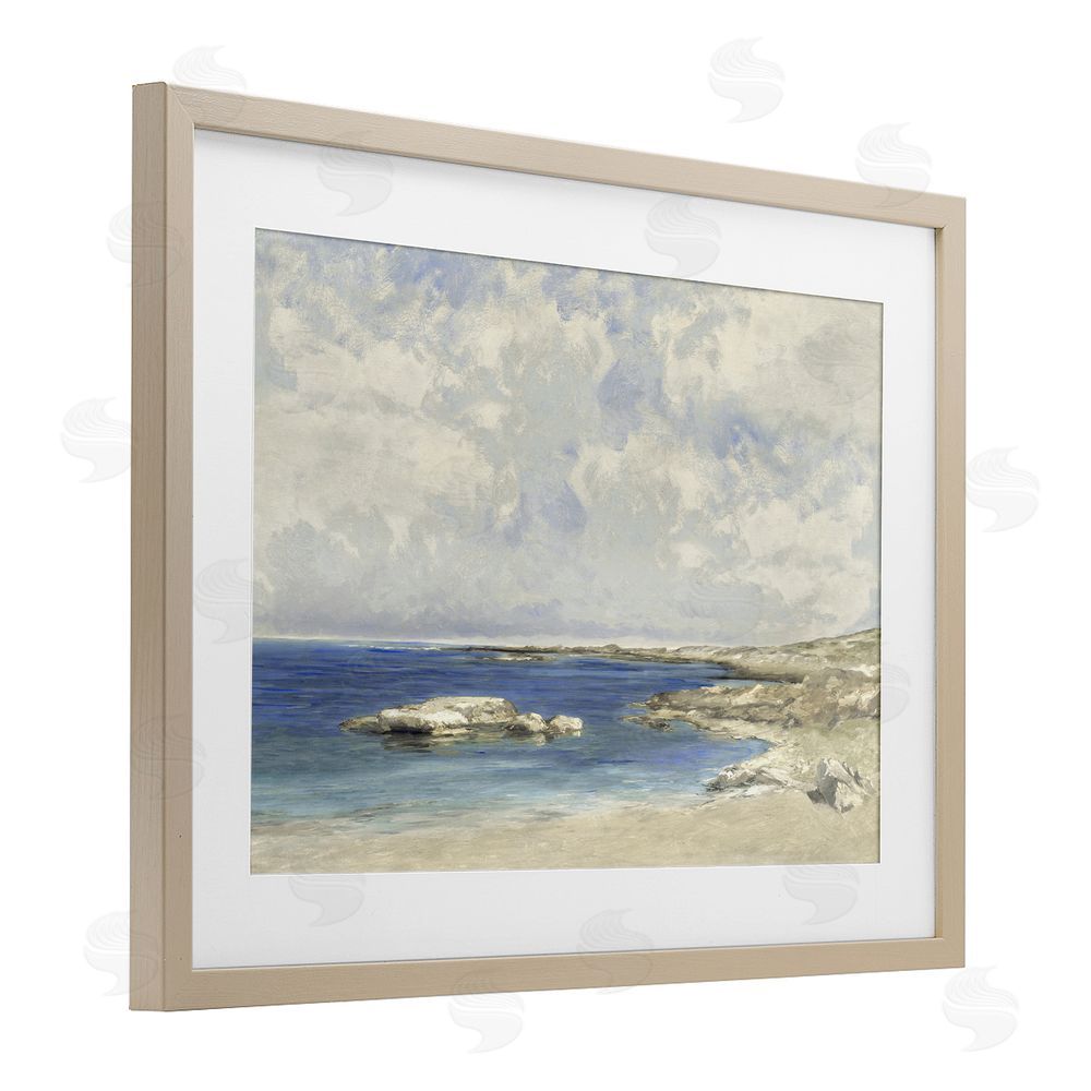 Christy McKee Pond At Morning Brown Framed Print Under Glass Wall Art