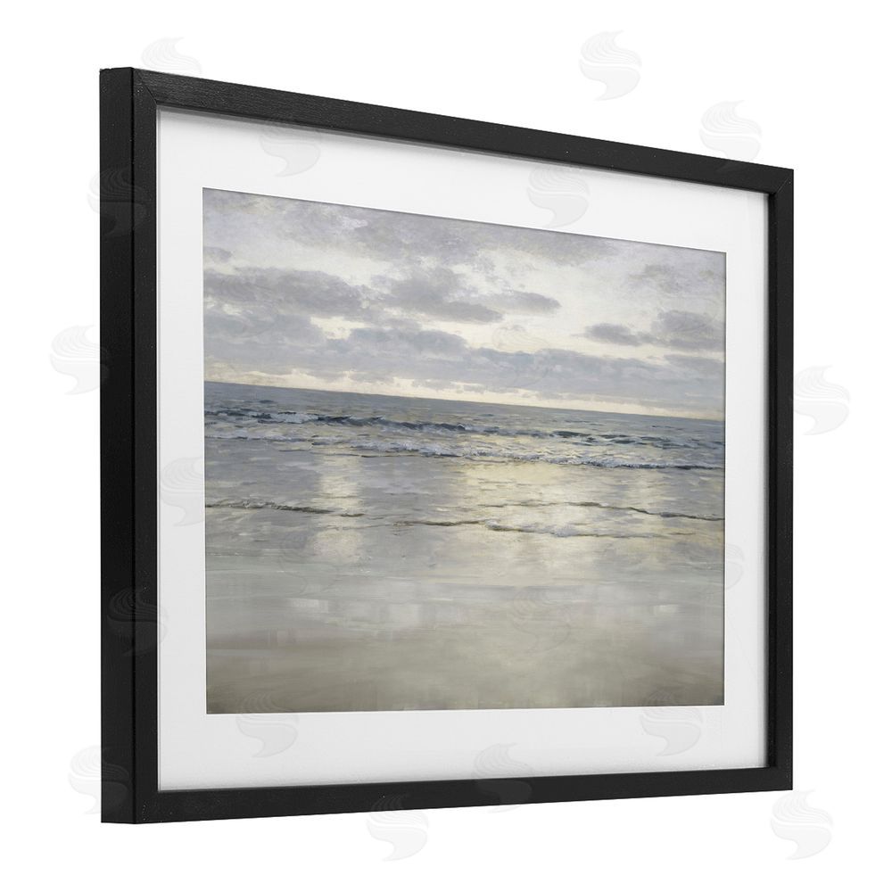 Christy McKee Sunlight On The Sea Black Framed Print Under Glass Wall Art