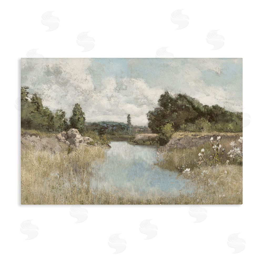 Christy McKee Dawn At The Shore Stretched Canvas Wall Art Print