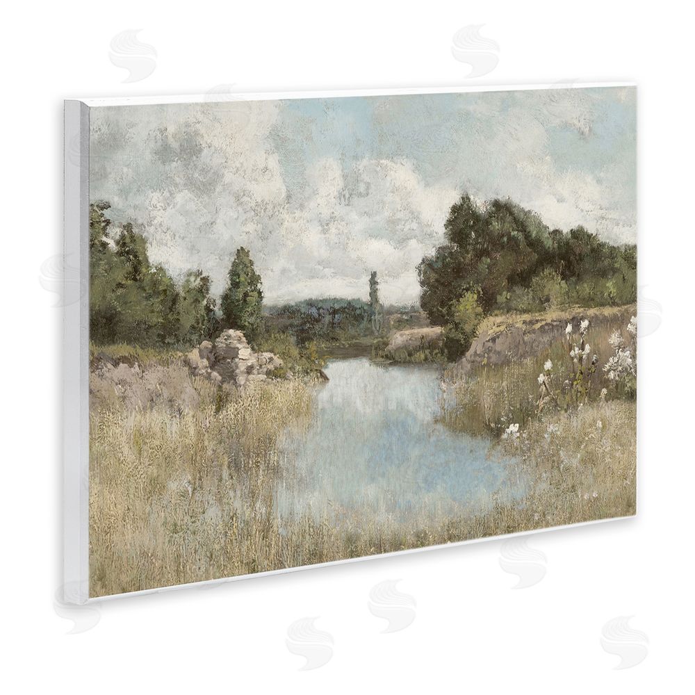 Christy McKee Dawn At The Shore Wooden Wall Plaque Art Print