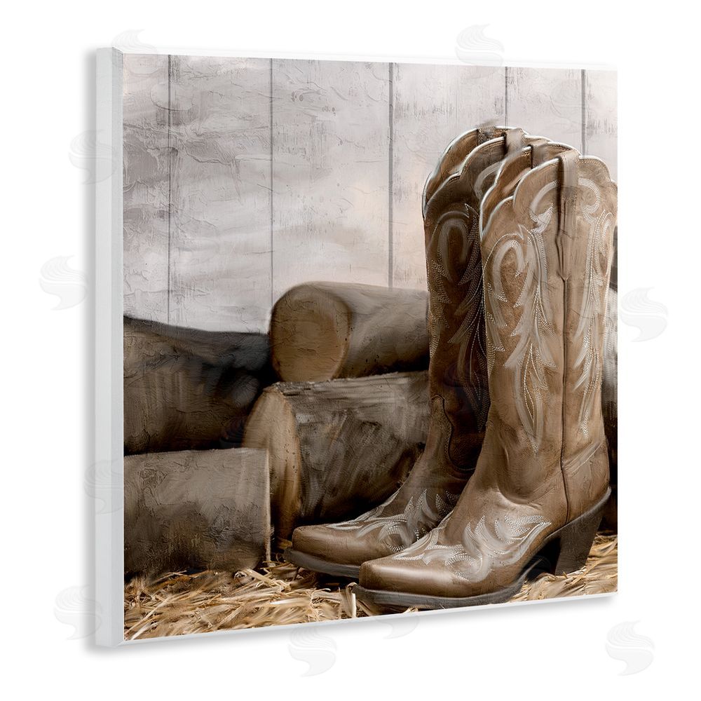 Kim Allen Kick Off Your Boots Wooden Wall Plaque Art Print