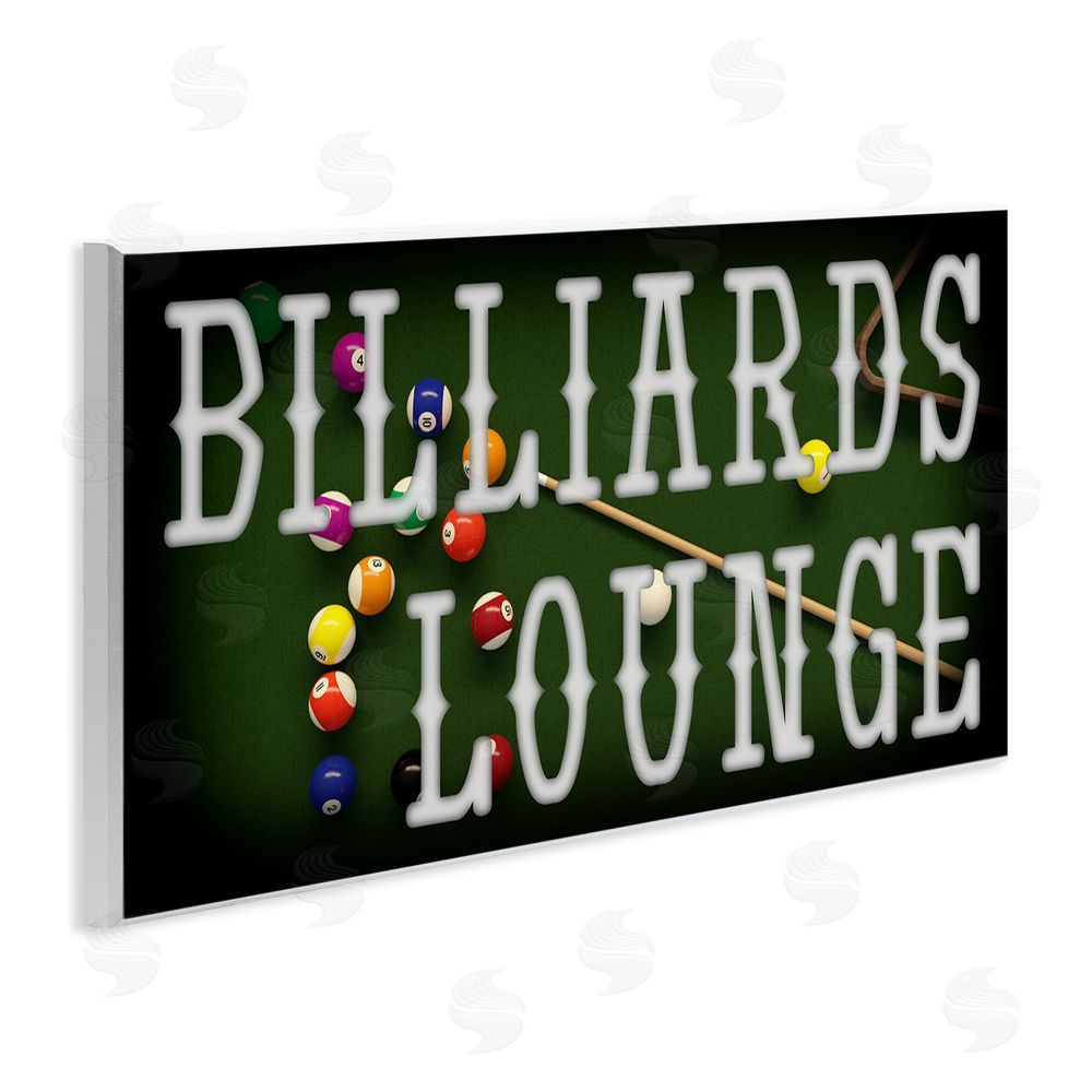 Marcus Prime Billiards Lounge Recreation Wooden Wall Plaque Art Print