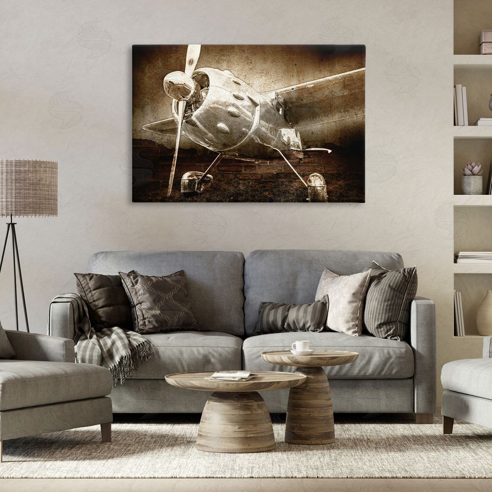 Kim Allen Taking Flight Vintage Stretched Canvas Wall Art in Room