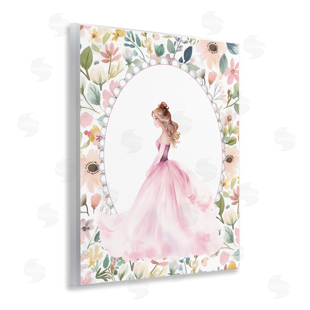 Christine Simpson Art Elegant Princess Love Wooden Wall Plaque Art Print