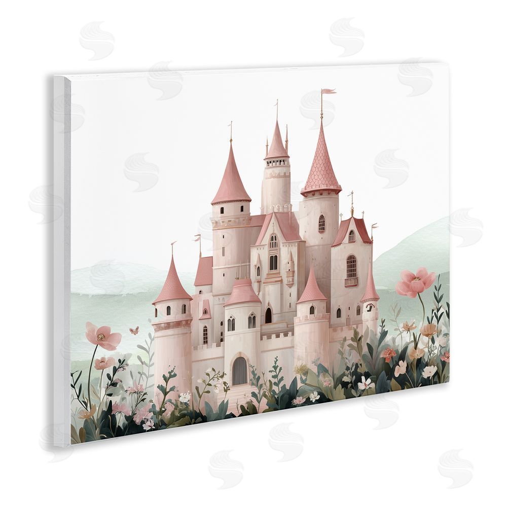 Christine Simpson Art A Castle For Princess Wooden Wall Plaque Art Print