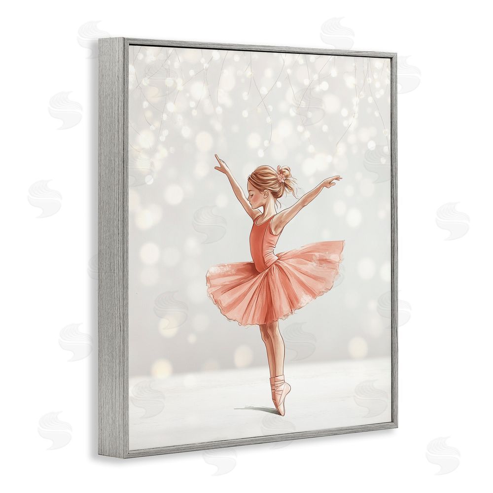 Christine Simpson Art Dancer In The Light Gray Framed Giclee Wall Art Print