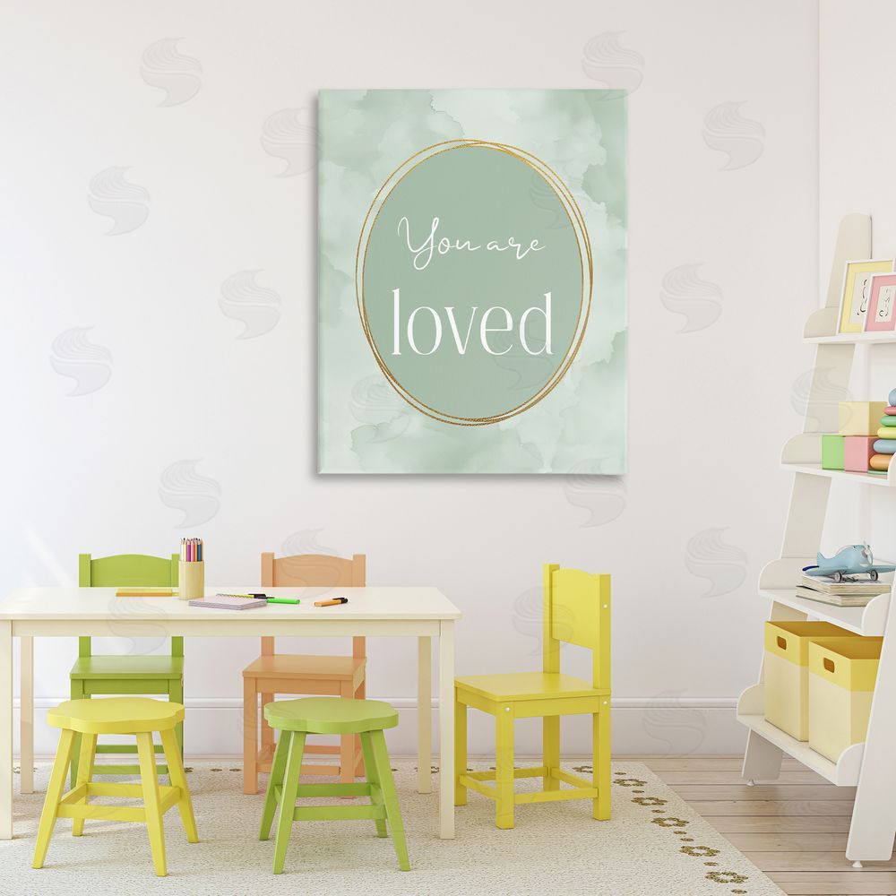 Christine Simpson Art Green Golden Affirmation 