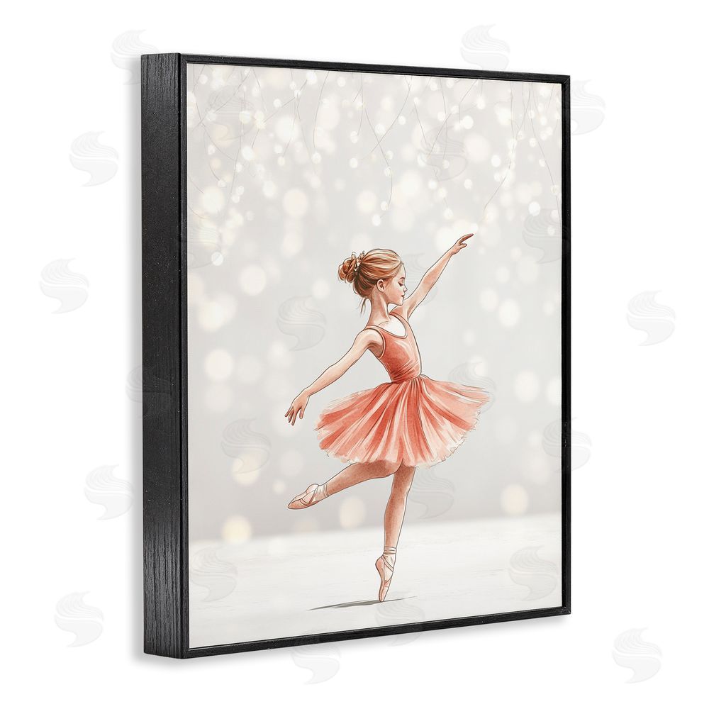 Christine Simpson Art Dancing In The Light Black Framed Giclee Wall Art Print