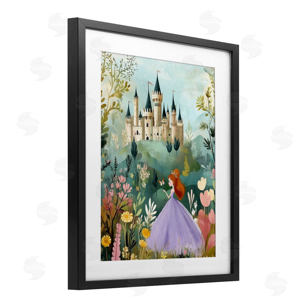 Christine Simpson Art Princess Day Out Black Framed Print Under Glass Wall Art