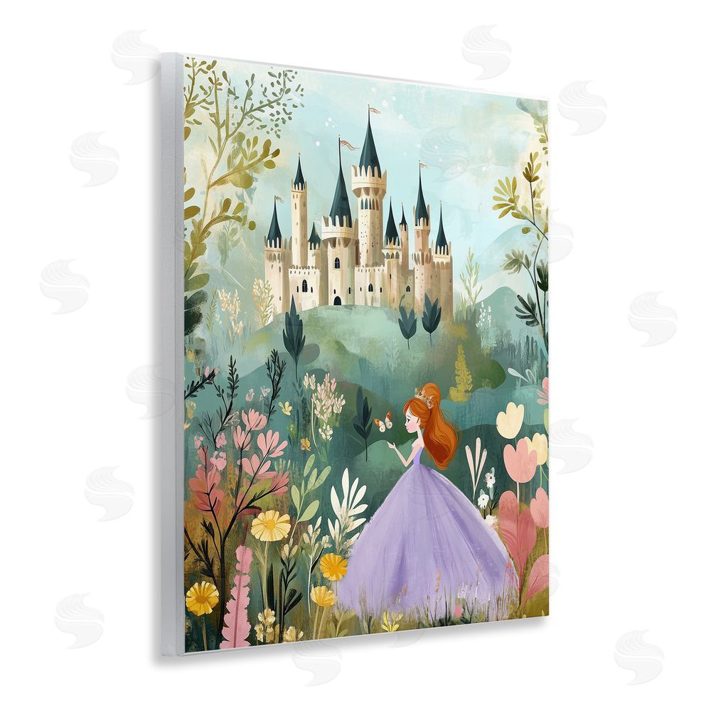 Christine Simpson Art Princess Day Out Wooden Wall Plaque Art Print