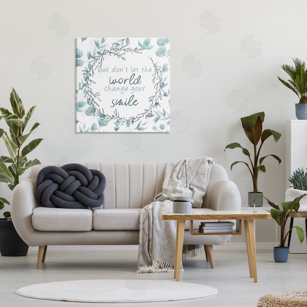 Kim Allen Don't Let The World Change Stretched Canvas Wall Art in Room