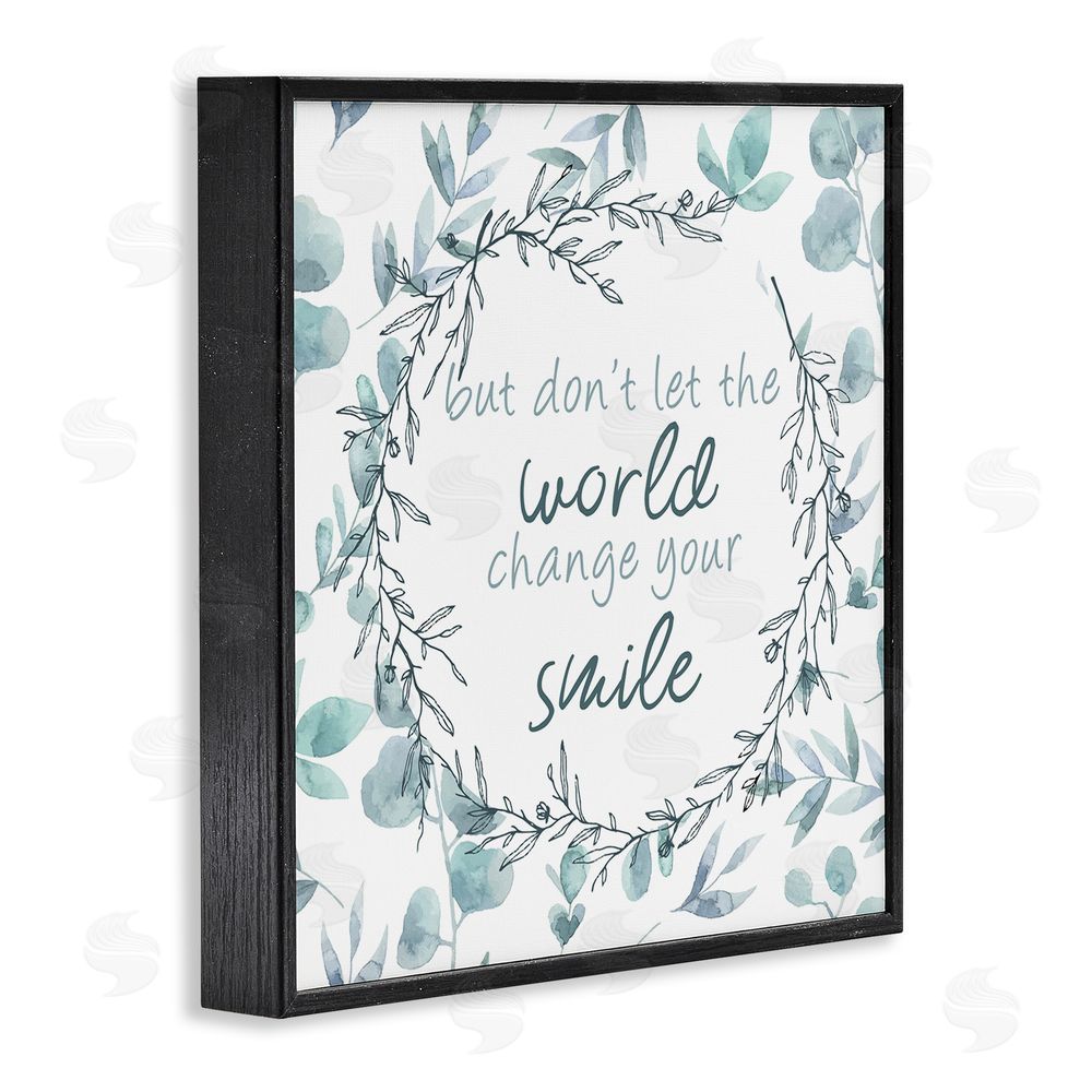Kim Allen Don't Let The World Change Black Framed Giclee Wall Art Print