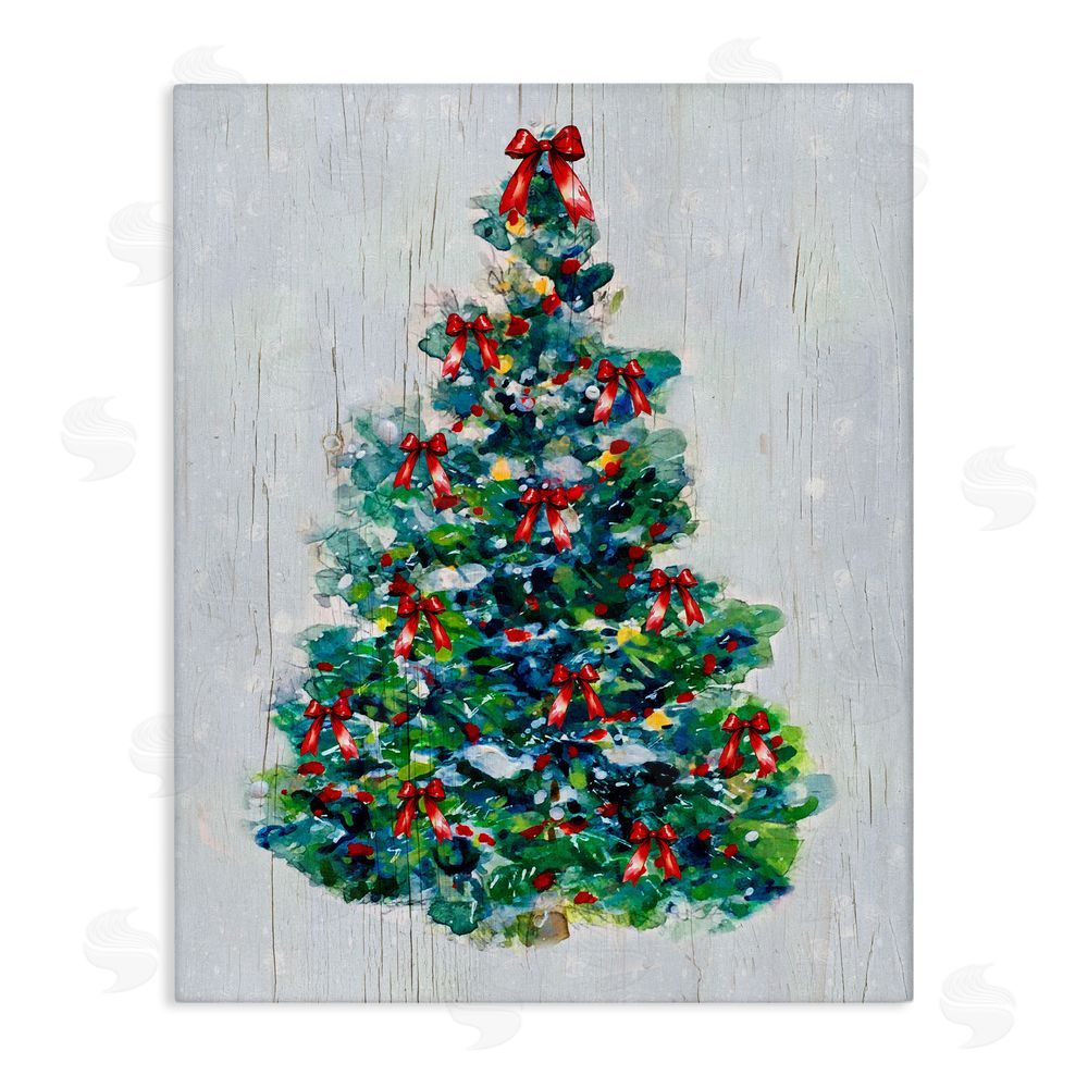 Sally Swatland O Christmas Tree Celebration Canvas Wall Art Print