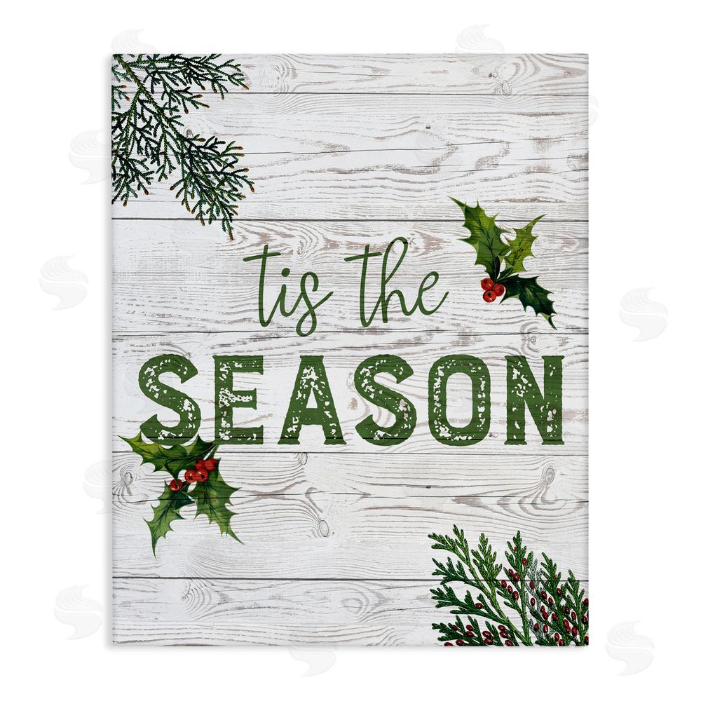 Susan Arnot Tis The Season Berry Botanicals Canvas Wall Art Print