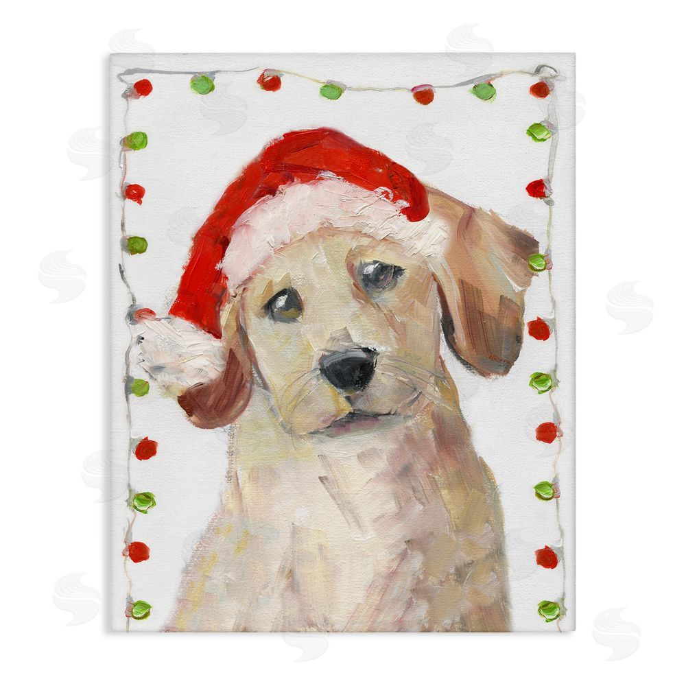 Sally Swatland Santa Paws Pup Canvas Wall Art Print