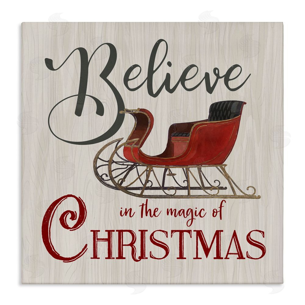 Charity Henderson Believe Magic Of Christmas Canvas Wall Art Print