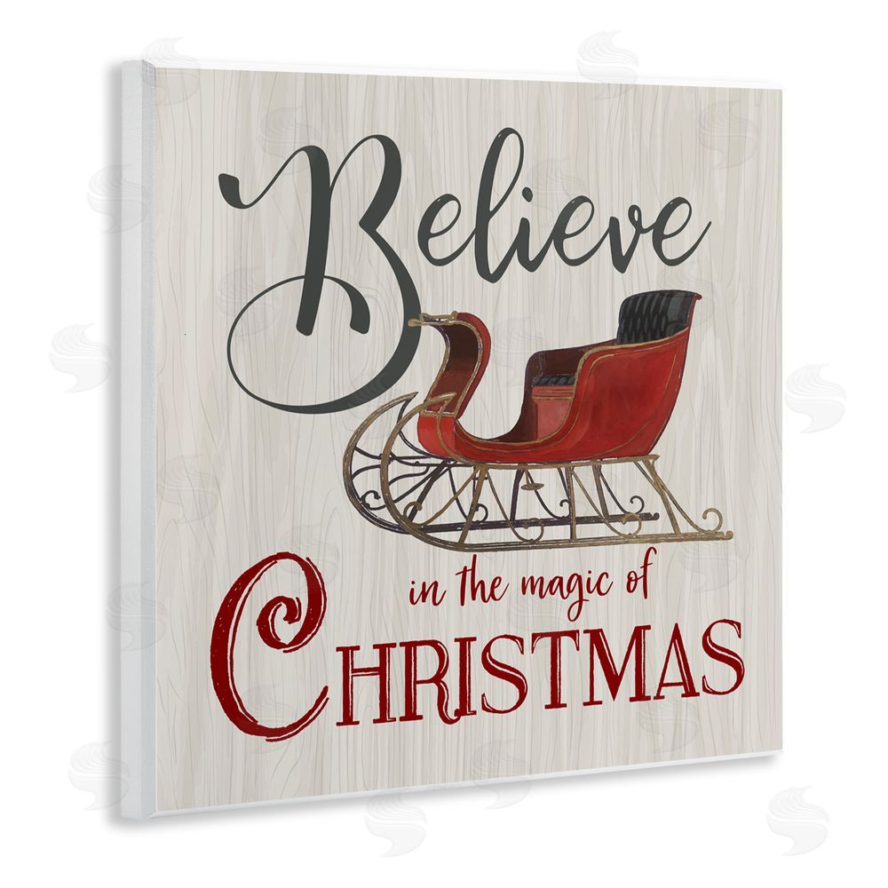 Charity Henderson Believe Magic Of Christmas Wall Plaque Art Print