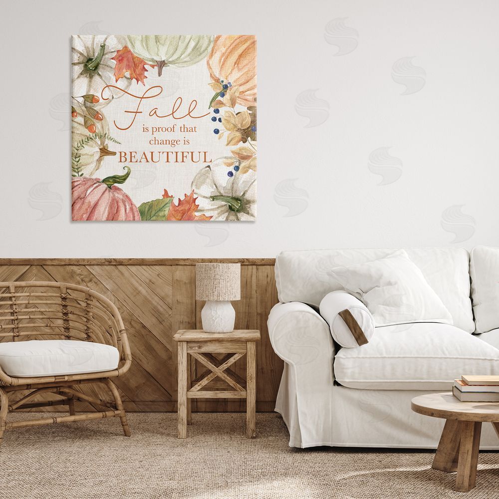 Livi Finn Seasonal Change Is Beautiful Canvas Art on Wall