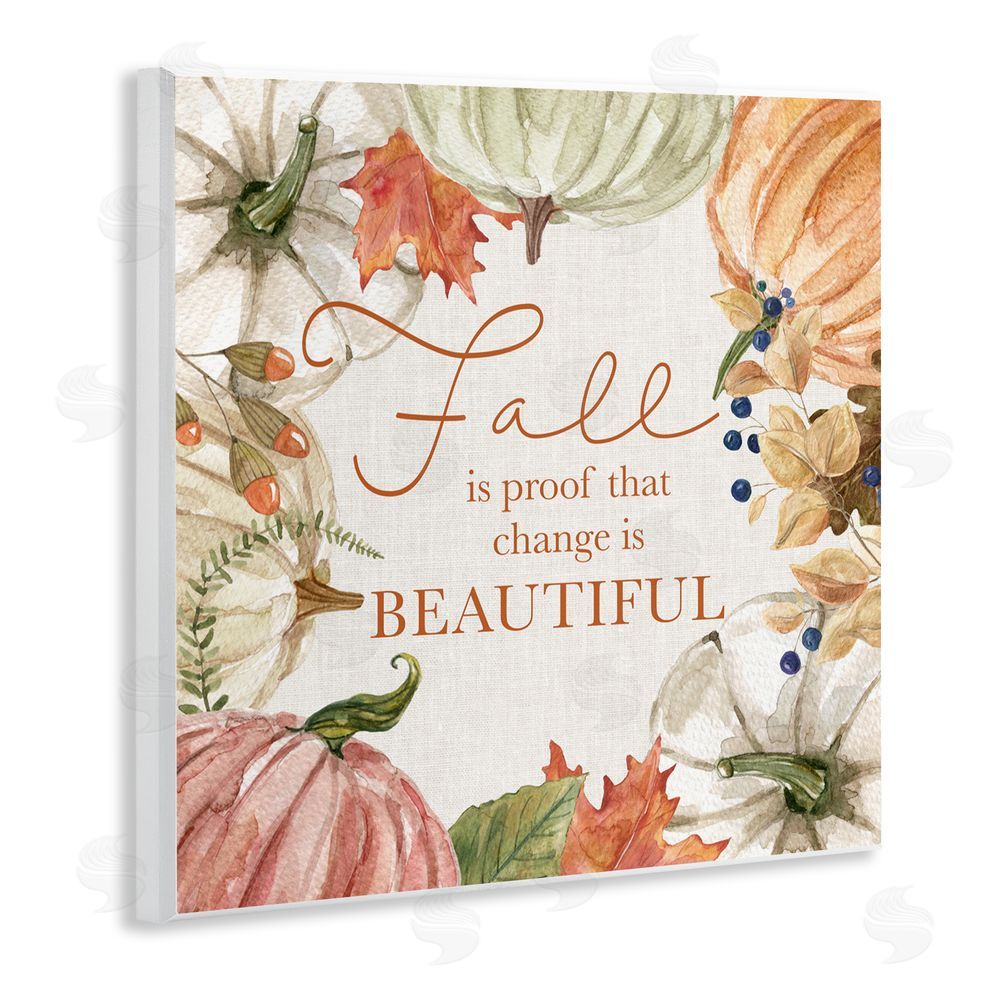 Livi Finn Seasonal Change Is Beautiful Wall Plaque Art Print