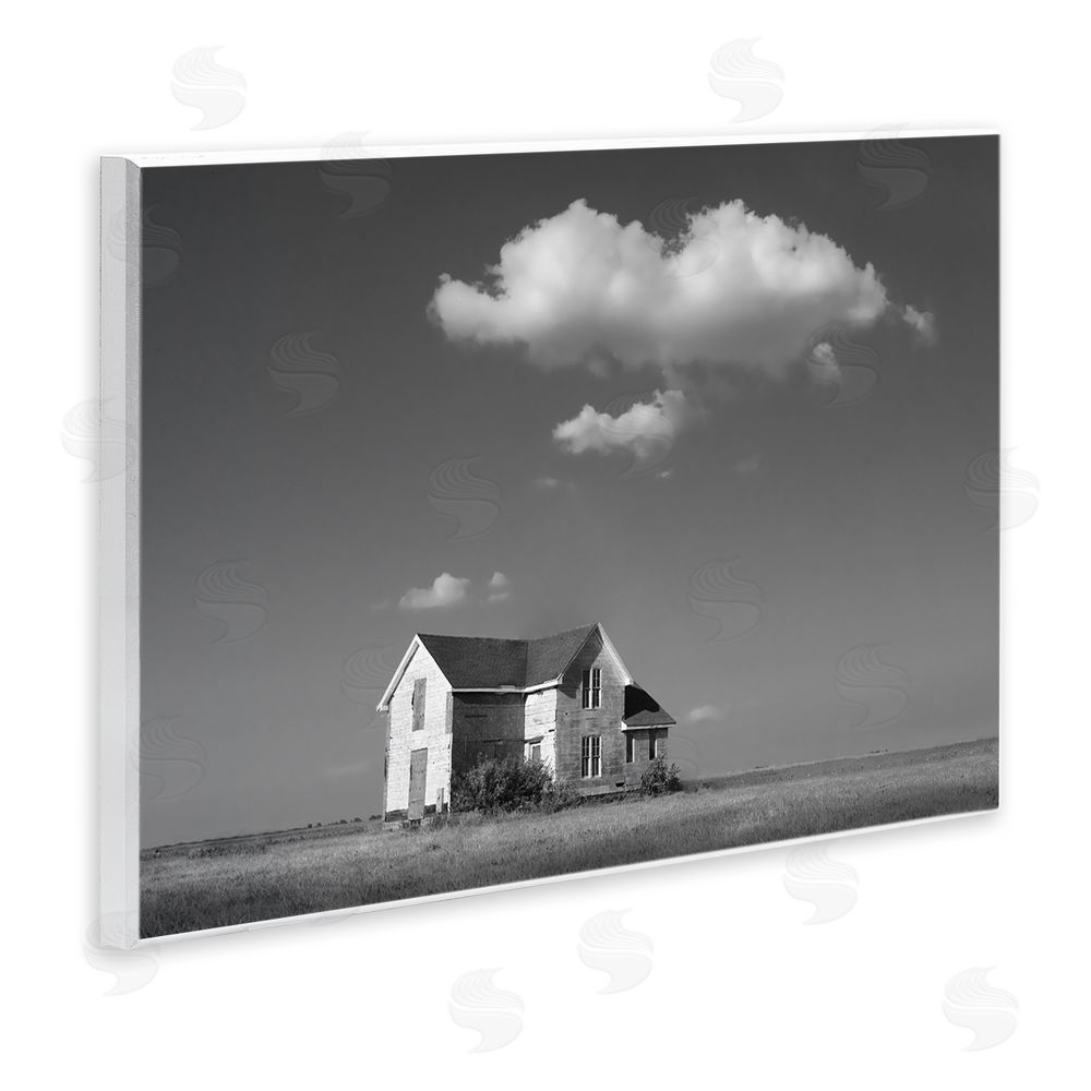 Steve Toole Solitary Erstwhile Cottage Wooden Wall Plaque Art Print