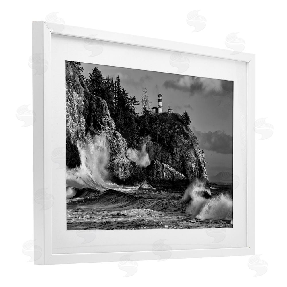 Rick Berk Rising Tide at Cape White Framed Print Under Glass Wall Art
