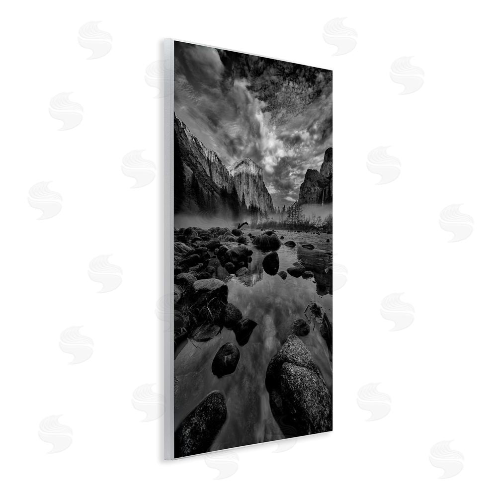 Jon Evan Morning in Yosemite Valley Wooden Wall Plaque Art Print