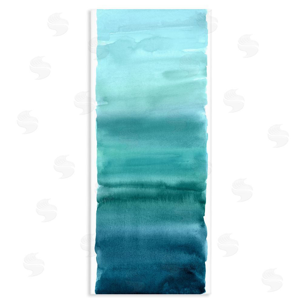 Allie Corbin Cerulean Blend Gradient Stretched Canvas Wall Art Print