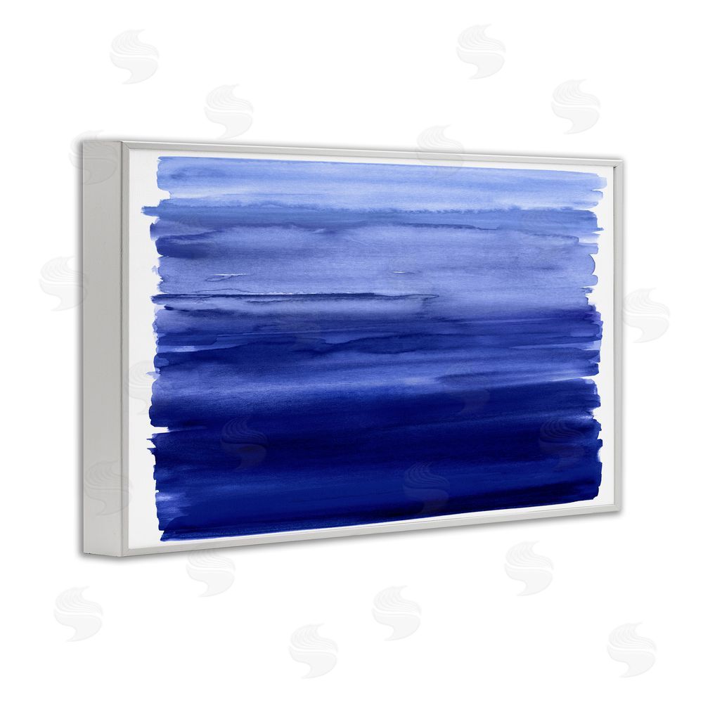 Allie Corbin Oceanic Ombre Blue White Framed Giclee Wall Art Print