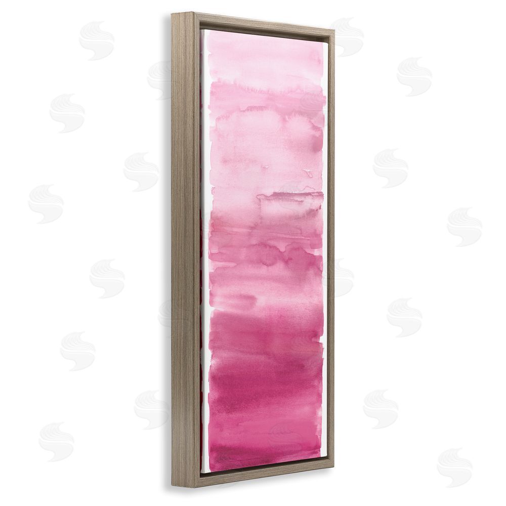 Allie Corbin Blush Blend Gradient Brown Floating Frame Canvas Wall Art Print