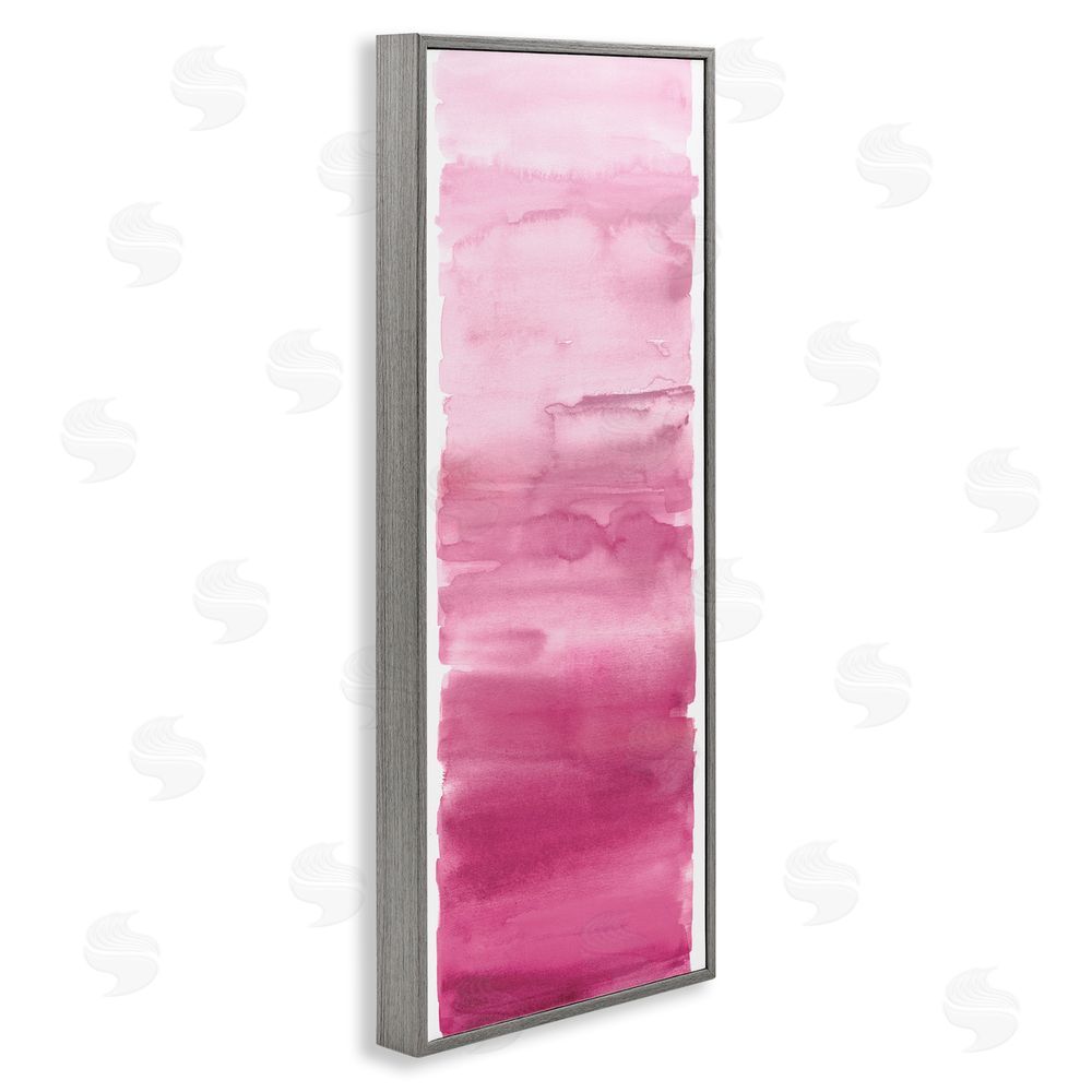 Allie Corbin Blush Blend Gradient Gray Framed Giclee Wall Art Print