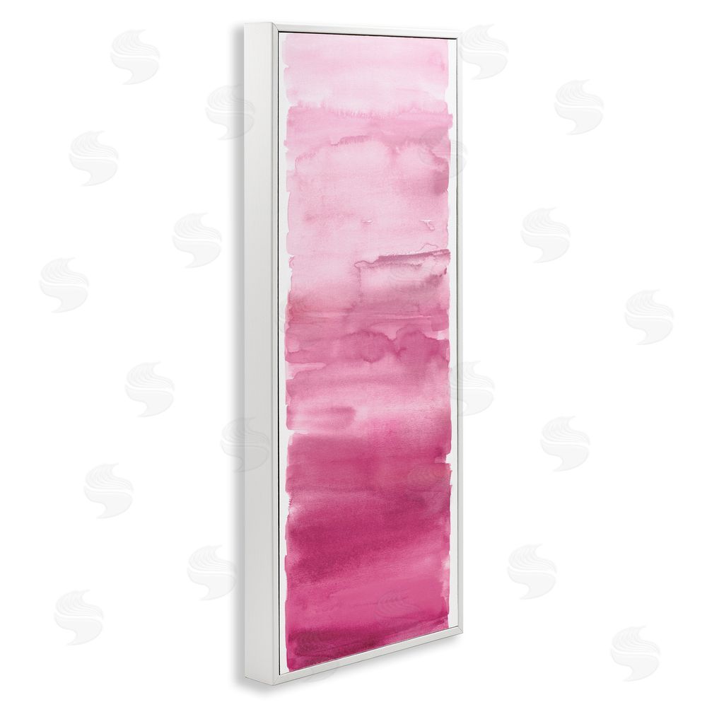 Allie Corbin Blush Blend Gradient White Framed Giclee Wall Art Print